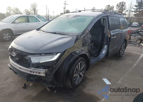 2023 Honda Odyssey Touring из США, поврежденный, VIN 5FNRL6H82PB045691
